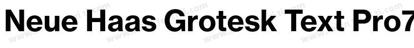Neue Haas Grotesk Text Pro75字体转换
